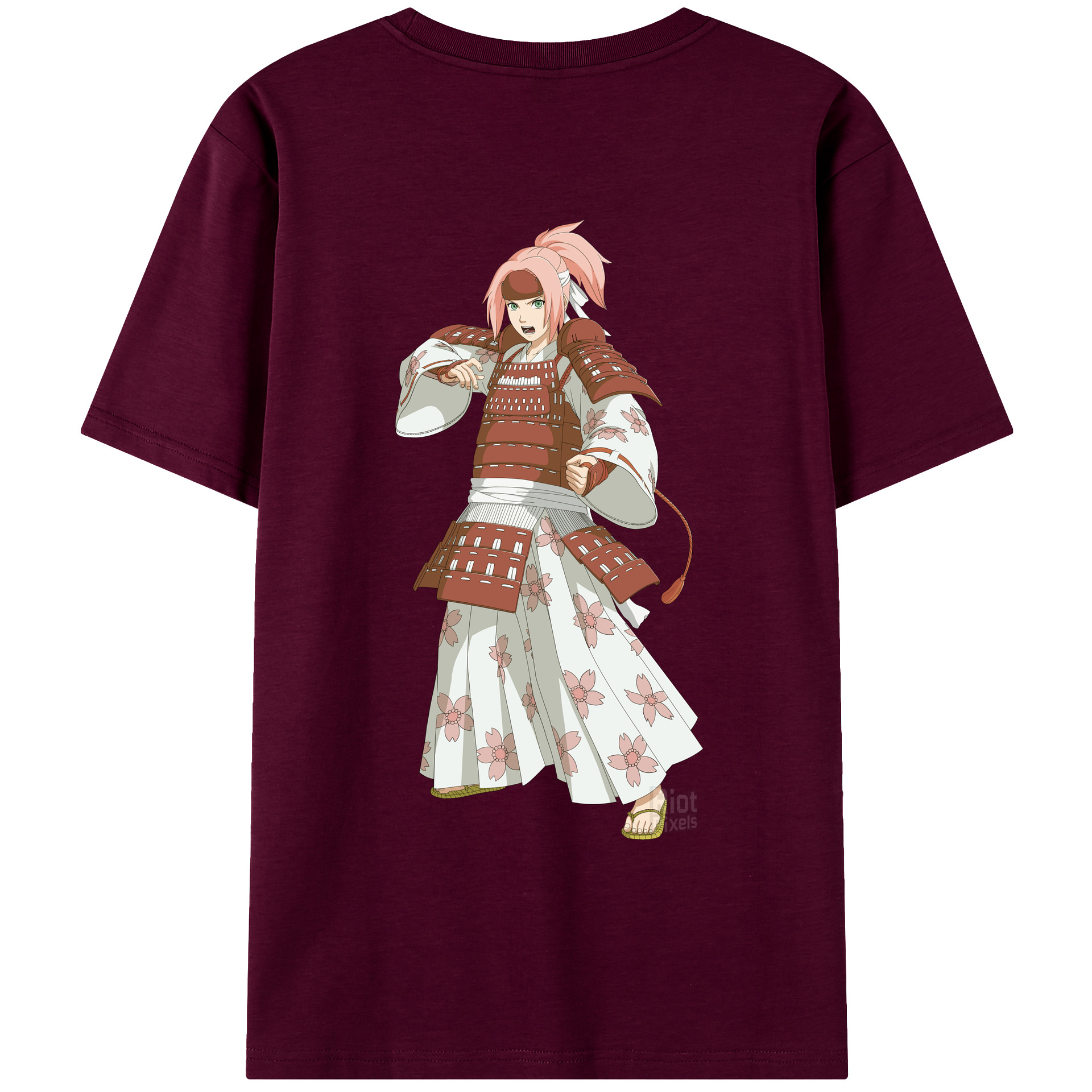 （画像用） NARUTO -ナルト- 春野サクラ Haruno Sakura レディース半袖Tシャツ(バックプリント)